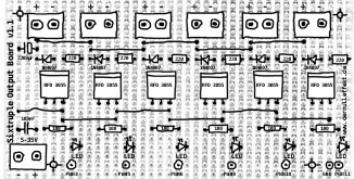 Sixtruple Output Board